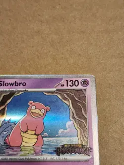 Slowbro MEP 083 STAFF Stamp Promo Mega Evolution Pitch Black Pokemon NM - Image 2