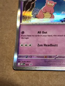 Slowbro MEP 083 STAFF Stamp Promo Mega Evolution Pitch Black Pokemon NM - Image 4