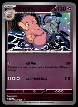 Slowbro 030/084 Uncommon Pitch Black Pokemon Reverse Holo Near Mint - Image 1