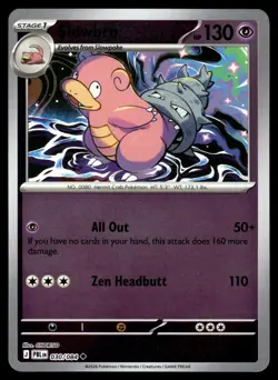 Slowbro 030/084 Uncommon Pitch Black Pokemon Reverse Holo Near Mint - Image 1