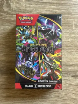 SEALED Pitch Black Booster Bundle | 6 Packs | Mega Evolution Pokemon Center - Image 1
