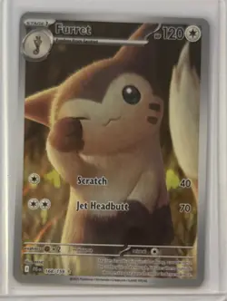 Pokemon TCG : Furret 168/159 Sv09: Journey Together Holo - Image 1