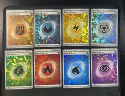 Pokemon TCG Prismatic Evolutions Holo Energy Set Complete All 8 Sve 009 - 016 - Image 2