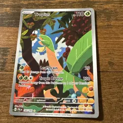 Pokemon TCG Tropius Full Art Holo Illustration Rare 195/193 110 HP 2023 NM - Image 1