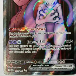 Pokemon Team Rocket's Mewtwo EX 213/182 Destined Rivals Ultra Rare Holo - Image 3