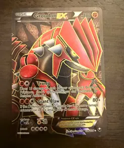 Pokemon TCG Groudon EX 106/108 Dark Explorers Full Art Holo Ultra Rare - Image 1