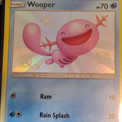 The Pokemon Company Wooper Hidden Fates SV9/SV94 English 70HP Reverse Holo - Image 1