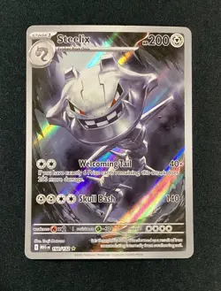 Pokemon TCG Steelix Illustration Rare 150/132 Mega Evolution - Image 1