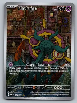 Pokemon TCG Pitch Black Dhelmise 091/084 Illustration Rare Nm - Image 1