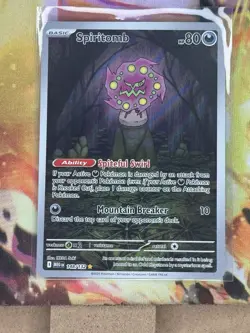 Pokemon Spiritomb 148/132 MEG Evolution Holo Basic 80 HP ENG - Image 1