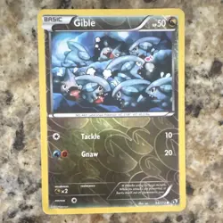 Pokemon tcg gible reverse holographic 94/113 - Image 1