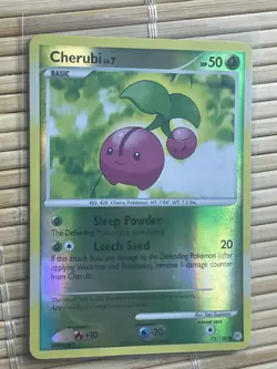 Cherubi 75/130 Diamond & Pearl Common Reverse Holo Pokemon TCG [LP] - Image 1