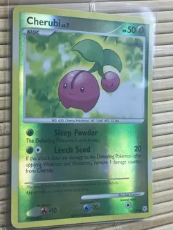 Cherubi 75/130 Diamond & Pearl Common Reverse Holo Pokemon TCG [LP] - Image 2