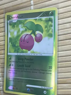 Cherubi 75/130 Diamond & Pearl Common Reverse Holo Pokemon TCG [LP] - Image 3
