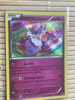 Diancie 71/119 Phantom Forces Rare Holo Pokemon TCG [LP] - Image 2