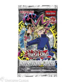 Yugioh Invasion of Chaos Booster Pack 1x Sealed 25th Anniversary - Image 1