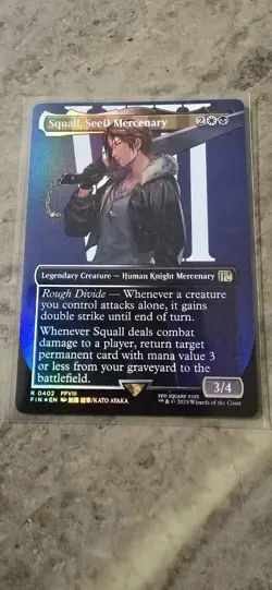 Squall, SeeD Mercenary (Borderless) Final Fantasy Foil - Image 1