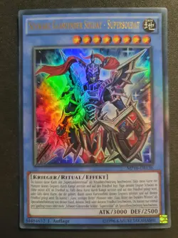 Yu-Gi-Oh! MP16-DE136 Schwarz Glanzender Soldat - Supersoldat Ultra Rare NM 1st - Image 1