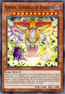 Yugioh BLGG-EN056 - Sophia, Goddess of Rebirth - Ultra Rare - Image 1
