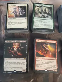 Magic the Gathering (Lot of 420) Magic Origins Rares + More CUBE Commander - Image 3