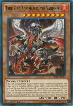 True King Agnimazud, the Vanisher - SDSB-EN014 - Common - 1st Edition - Yugioh - Image 1
