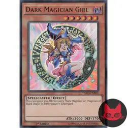 Yugioh Dark Magician Girl YGLD-ENB03 Ultra Rare 1st Edition NM - Image 1