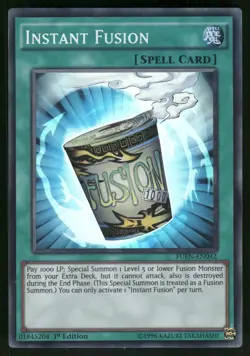 Instant Fusion FUEN-EN042 Super Rare Yu-Gi-Oh 1st Edition NM - Image 1