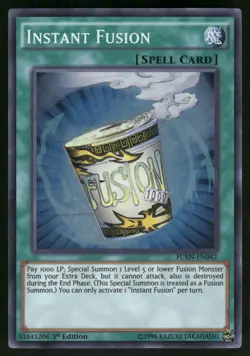 Instant Fusion FUEN-EN042 Super Rare Yu-Gi-Oh 1st Edition NM - Image 1