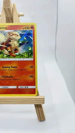 Arcanine 22/149 Holo Rare SM Base Set Pokemon Card LP/NM - Image 3