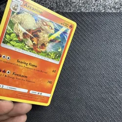 Arcanine 22/149 Holo Rare SM Base Set Pokemon Card LP/NM - Image 4