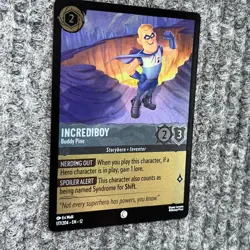 Disney Lorcana Wilds Unknown Incrediboy 177/204 Common Foil Near Mint - Image 3