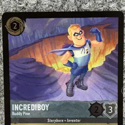 Disney Lorcana Wilds Unknown Incrediboy 177/204 Common Foil Near Mint - Image 5