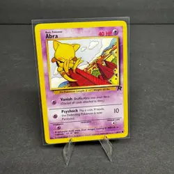 ABRA - 49/82 - Team Rocket - Pokemon Card - LP - Image 1
