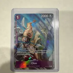 OP15-061 Ohm Alt Art R Adventure on KAMI's Island One Piece TCG English Card - Image 1