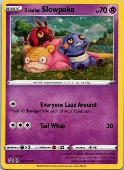 Galarian Slowpoke Holo Promo SWSH: Sword & Shield Promo Cards SWSH126 NM - Image 1