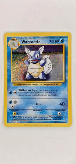 Wartortle 002/034 Holo Classic Collection Trading Card Game Classic Pokemon NM - Image 1