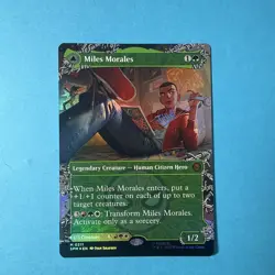 Miles Morales (0211) Borderless Foil- Marvel's Spider-Man (SPM) - Image 1