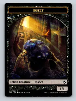 MTG Magic The Gathering Insect Token Regular - Image 1