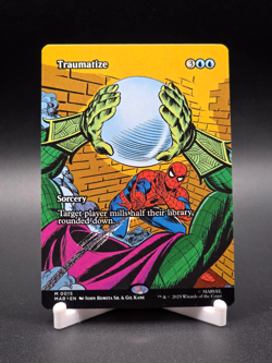 Traumatize Magic The Gathering Marvel's Spider-Man Mythic Rare Borderless #15 - Image 1