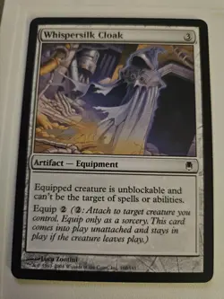 MTG Whispersilk Cloak Darksteel Regular - Image 1