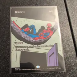 NM Borderless Reprieve, MTG, Marvel's Spider-Man, Magic the Gathering, 5 - Image 1