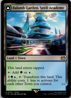 Balamb Garden, SeeD Academy 272 Rare FINAL FANTASY Magic: The Gathering NM - Image 1