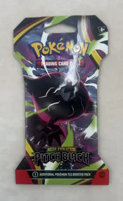 Pokemon TCG Pitch Black Sleeved Booster Pack [Random Pack Art] FACTORY SEALED - Image 1
