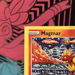 ERROR Magmar | Square Cut Alignment Dot | Error Pokemon Card | Shinji Kanda - Image 3