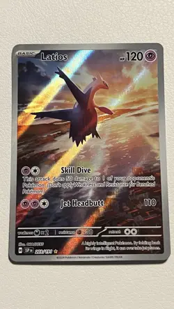 Pokemon TCG Latios 203/191 S&V Surging Sparks FA Illustration Rare Holo - Image 1