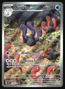 WUGTRIO 224/091 ILLUSTRATION RARE PALDEAN FATES POKEMON HOLO NEAR MINT - Image 1