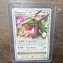 Pokemon TCG Rayquaza C LV.X DP47 Diamond & Pearl Holo Promo Lv-Up 2009 - Image 1