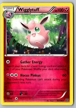 Pokemon: Wigglytuff (89) Rare XY Base Set 89/146 LP+/NM - Image 1
