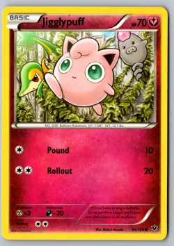 Pokemon: Jigglypuff Common XY - Fates Collide 65/124 LP/MP - Image 1
