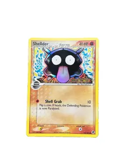 Pokemon TCG Shellder δ Species 63/101 (2006) EX Dragon Frontiers Stamped Holo - Image 1